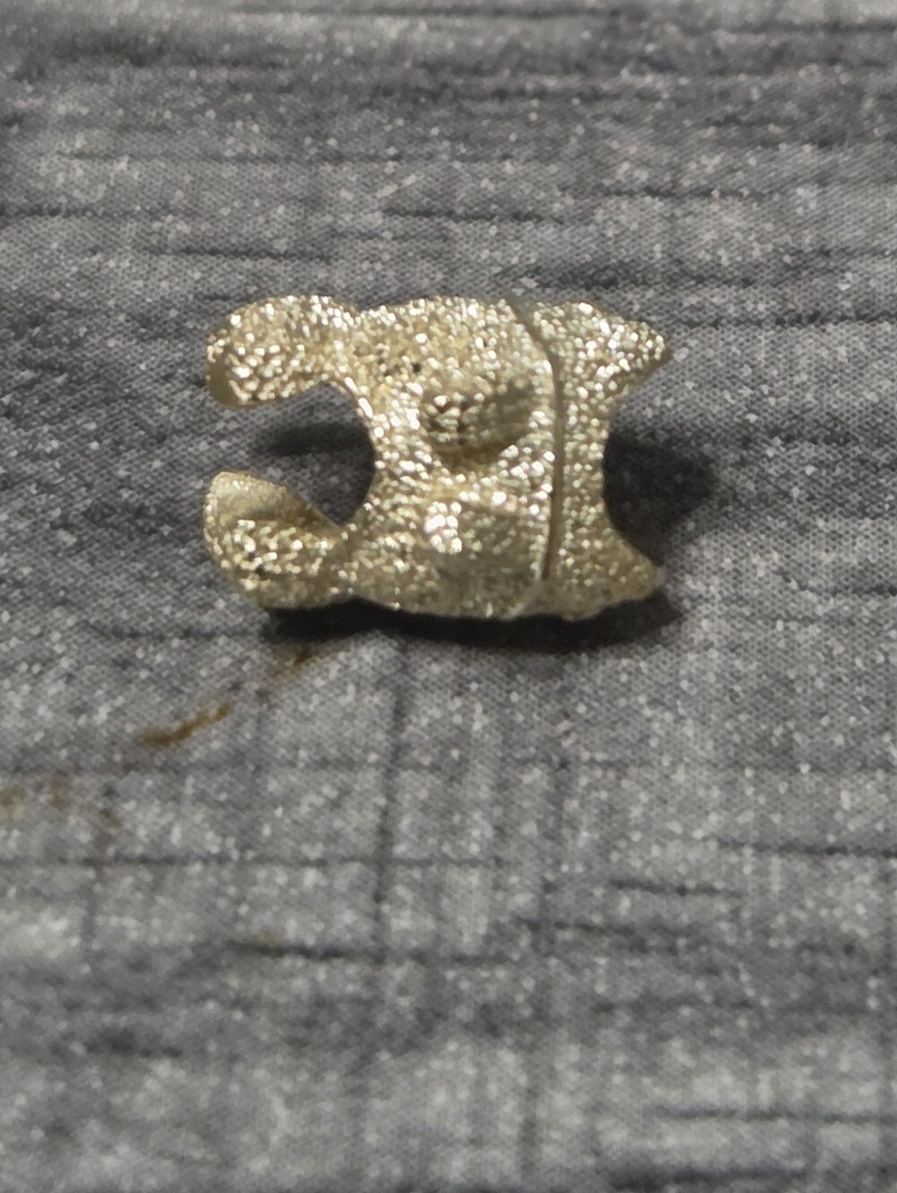 Authentic Pandora Textured Fish Mini Charm - Picture 7 of 8
